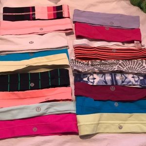 Lot of 18 Lululemon headbands!!